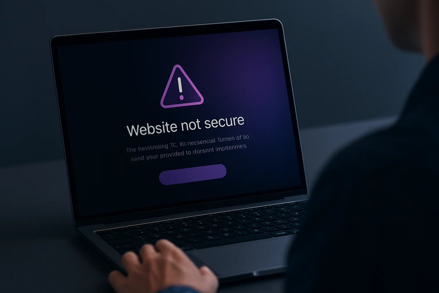 O aviso de não seguro no seu site está destruindo sua credibilidade antes da primeira venda